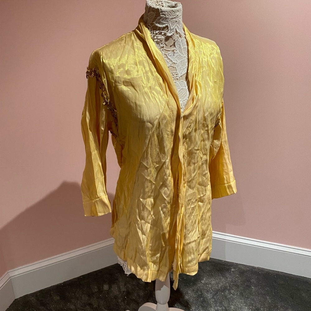 Vintage satin sequin Japanese jacket